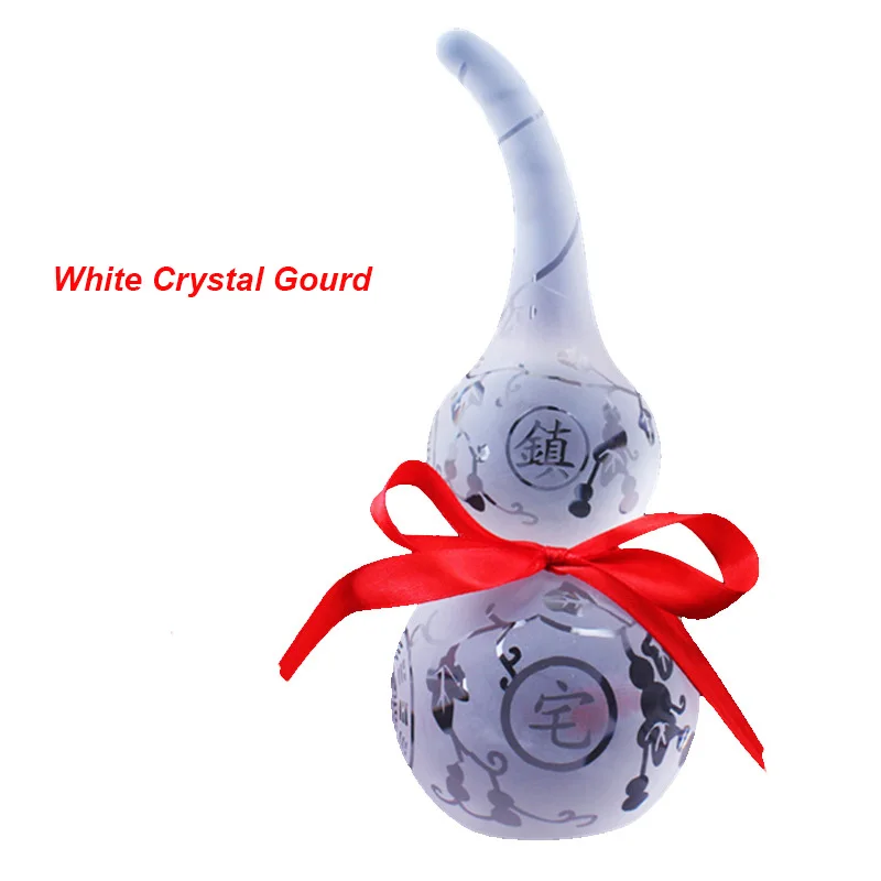 Chinese Feng Shui Gourd, Hu Lu, Crystal, Decoration for Good Luck, Fortune, Safe, Travel, Decorative, Home, Office