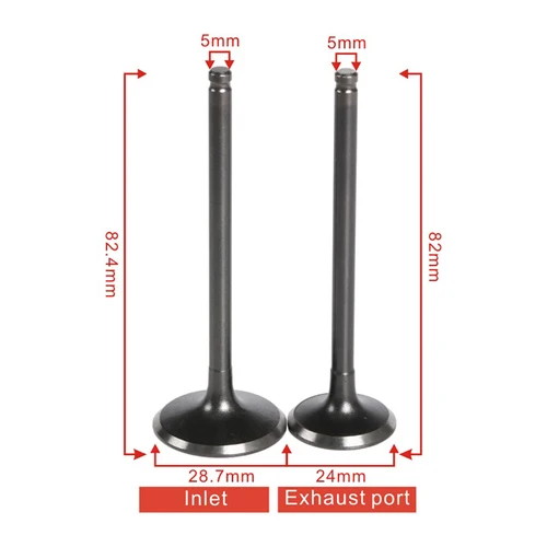 Imagen 2 del producto Kit de vástago de válvula de admisión y escape para motocicleta, 250CC, para Yamaha TT-R250, TTR250, TTR, 250, TT-R, 250, 1993, 2002, 2001, 2000, 1999, 199