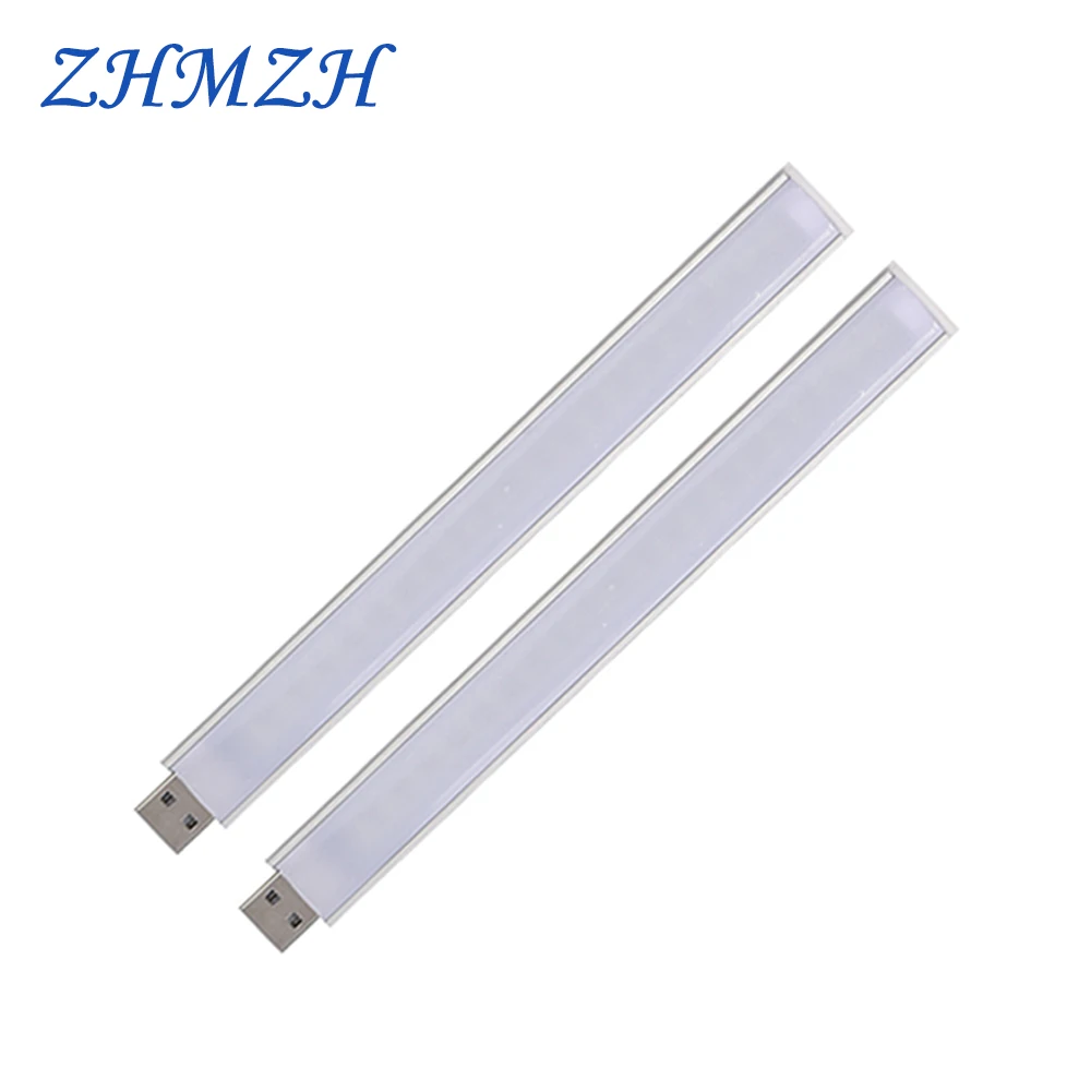 ZHMZH Mini USB LED Night Light 3LEDs 8LEDs 10LEDs 24LEDs Book Lamp Extension Pole Plug Adapter For Reading Notebook Power Bank