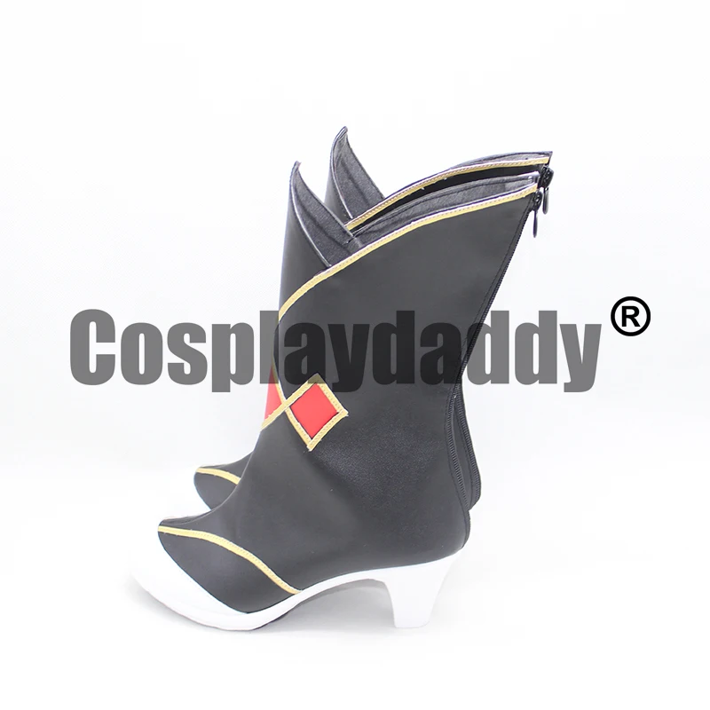 Genshin Impact Mondstadt Church of Favonius Thorny Benevolence Sister Rosaria Cosplay Shoes Heel Boots X002