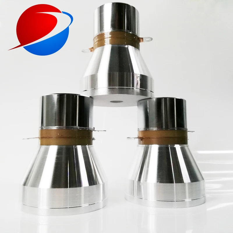 산업 청소를위한 20 khz/40 khz/60 khz 120 w 다중 주파수 압전 초음파 변환기