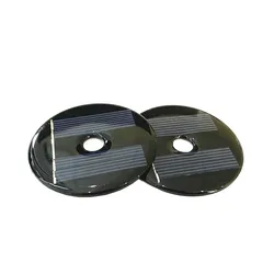1PC 2V 50mA Round polycrystalline solar panel /DIY Power Solar System Board Round Lamp Panel Charging