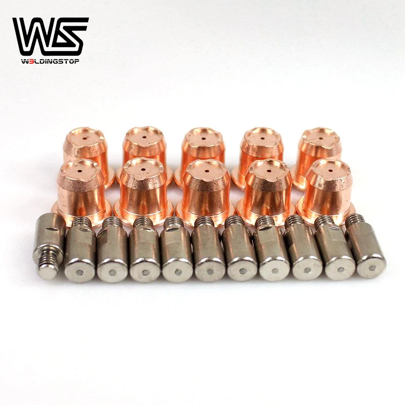 S45 PR0105 Electrodes PD0102-10 Nozzle Tips 1.0mm for Trafimet PLASMA Cutting TORCH CONSUMABLES