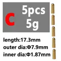 5pcs C type 5g