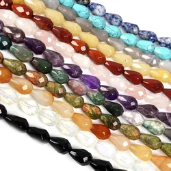 Natural Stone Water drop shape Beading crystal Semifinished  Loose beads For jewelry making DIY Necklace Bracelet Accessories