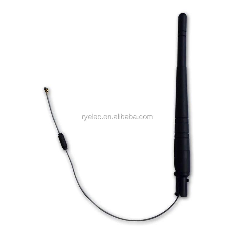 

bayonet type mount 2.4GHZ WIFI dipole whip antenna with flying lead and ferrite