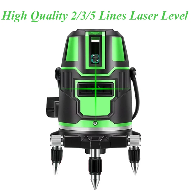 2/3/5 Lines 3D Laser Level 360° Self-Leveling Horizontal And Vertical Super Powerful Green Laser Level Tools With 1.2m Tripod