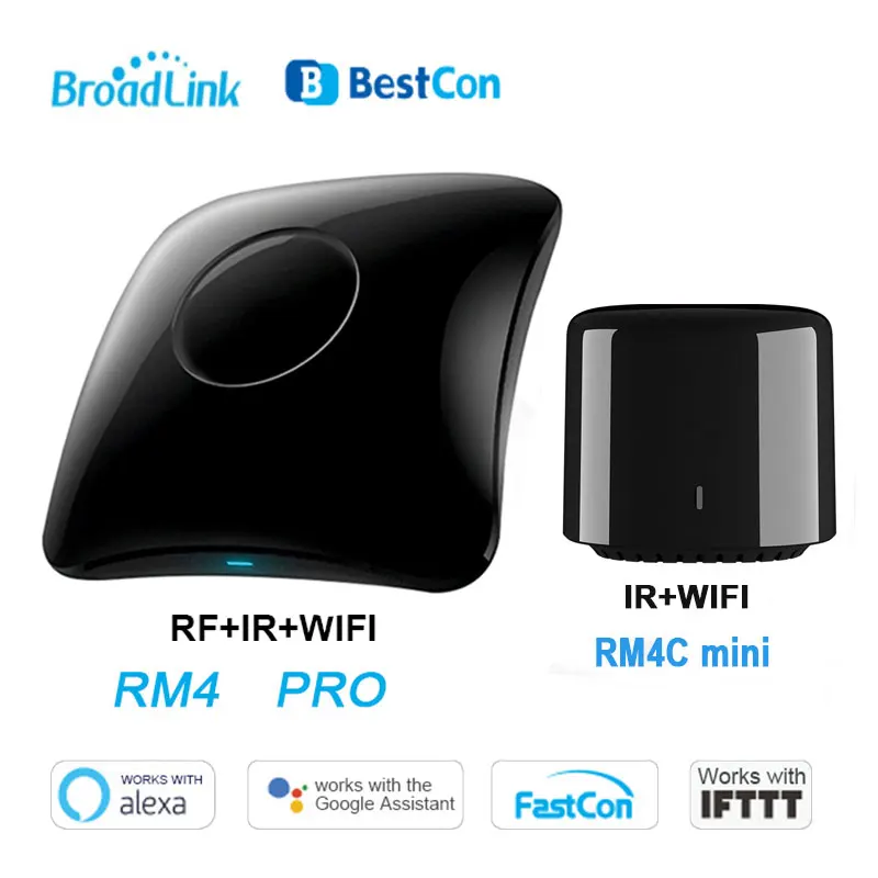 2021 Broadlink RM4 Pro Bestcon Smart Home Automation WiFi IR RF Universal Remote Controller Work With Alexa and Googlehome