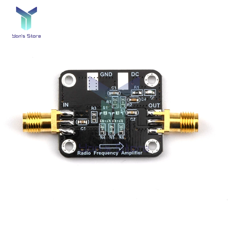 10KHz to 1GHz 10dBm RF Broadband Amplifier LNA Module HF VHF UHF FM Ham Radio Low Noise Amplifier Board DC 12V