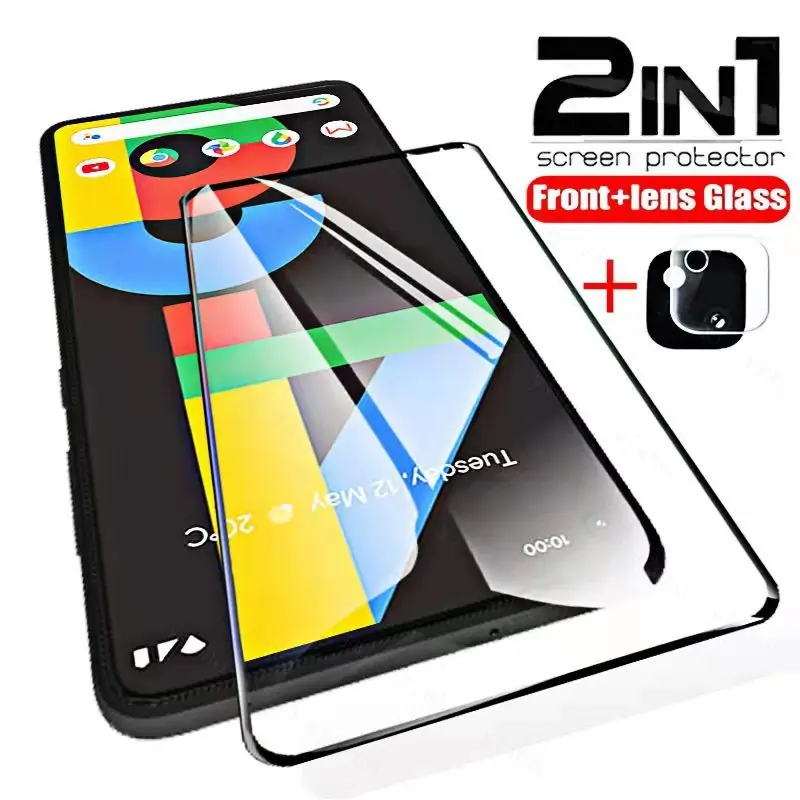 Screen Protector for Google Pixel 4A 5G Camera Glass for Google Pixel 4 A Tempered Glass Protective Phone Film on Pixel4a 4 A A4