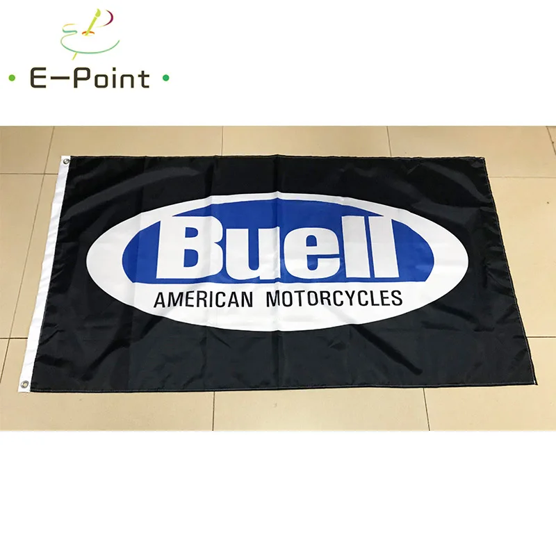 Buell Racing Flag 3ft*5ft (90*150cm) Size Christmas Decorations for Home Flag Banner Indoor Outdoor Decor HYK025