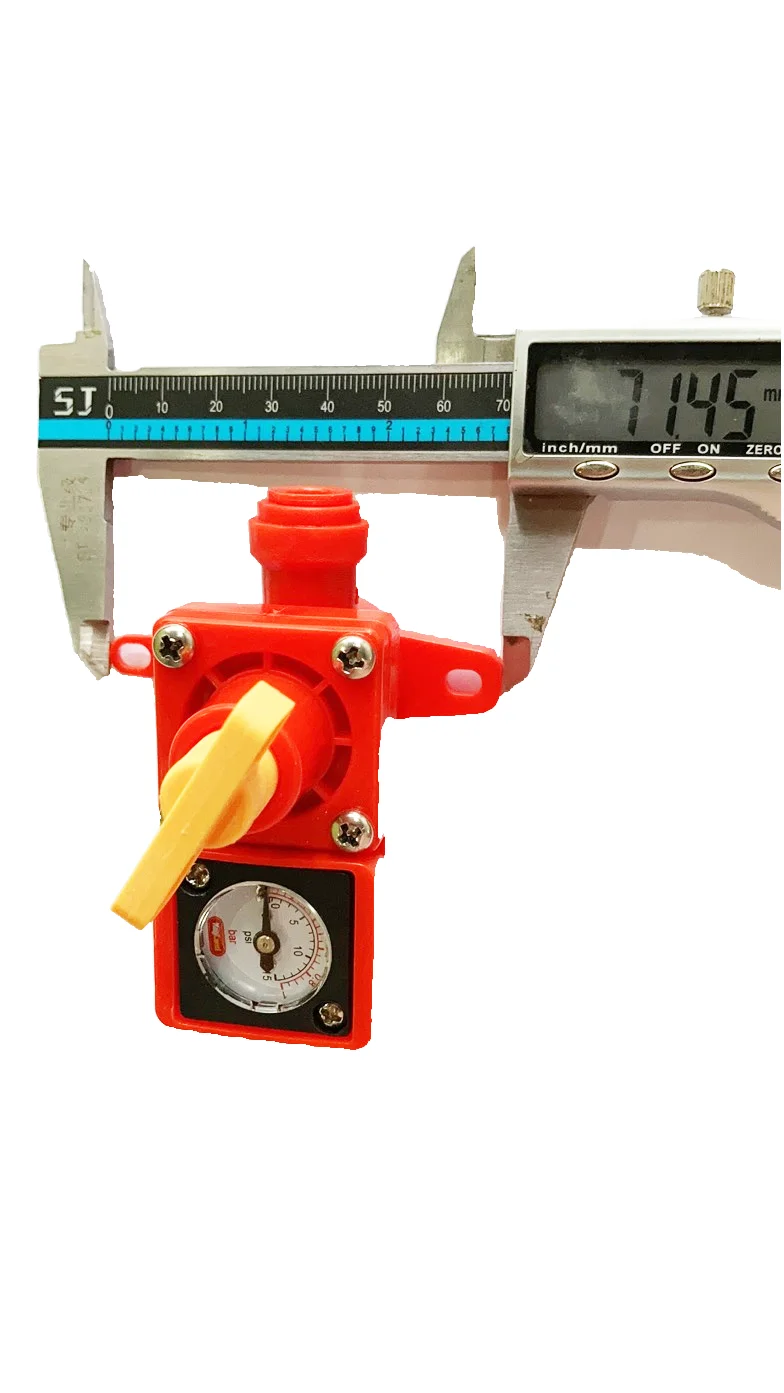 KEGLAND DUOTIGHT - BLOWTIE 2 SPUNDING VALVE /PRESSURE RELIEF WITH INTEGRATED GAUGE 0-15PSI