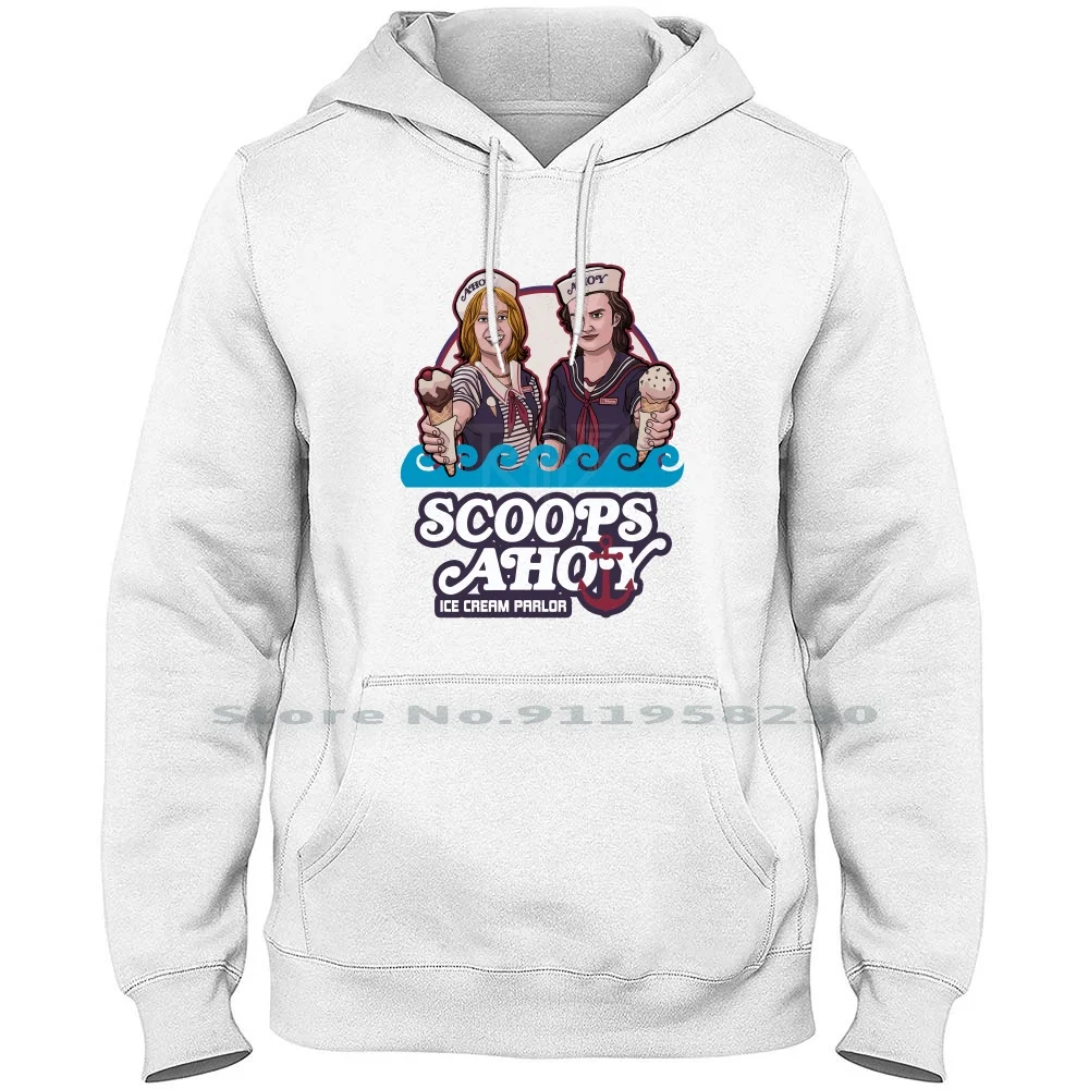 

Scoops Ahoy Men Women Hoodie Sweater 6XL Big Size Cotton Ice Cream Indiana Sailor Scoop Cream Tage Oops Mood Ahoy Age Fun Ana