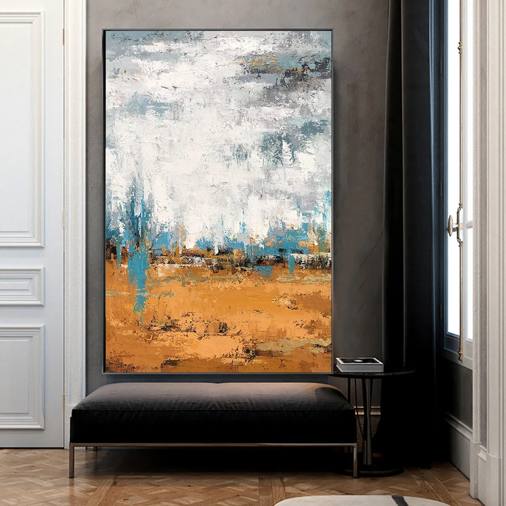 

Handmade Oil Painting Canvas Modern Abstract Wall Art Home Decor Live Room Office Bderoom Nordic Decoration Interior Paintings