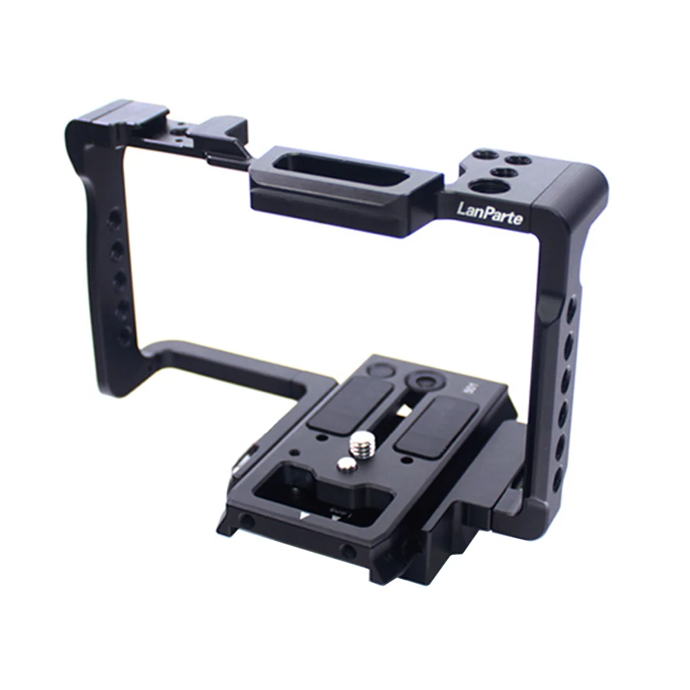 

Lanparte Lightweight Full Cage Bracket With 501 Quick Release Plate for Sony A6400 Camera