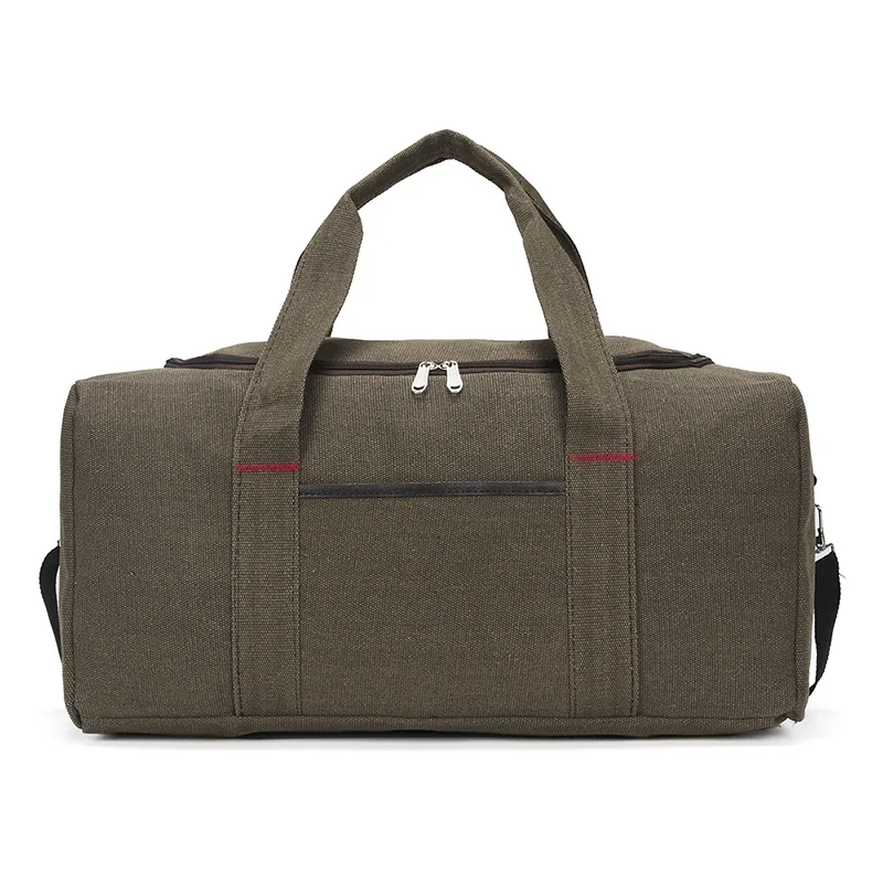 Men Canvas Travel Duffle Bag Large Capacity Travel Organizer Women Travel Luggage Bag Casual Weekend Bag Outdoor Overnight Bag