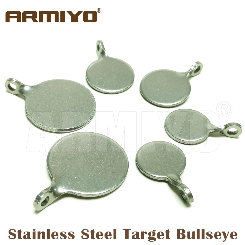 

Armiyo Dia 4cm 3cm 2.5cm Stainless Steel Target Hunting Shooting Paintball Archery Bow Bull's-eye Training Accessories