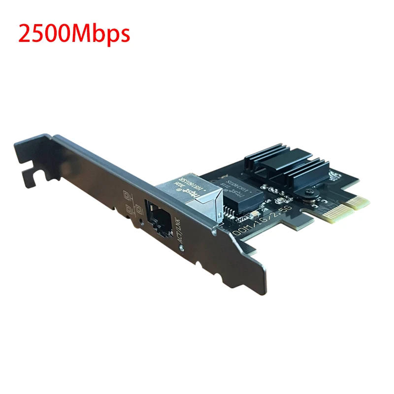 Intel I225V 2500Mbps Lan Card 2.5Gbps PCI-E Ethernet Network Adapter RJ45 Gigabit 1000Mbps Ethernet Wired Network Card