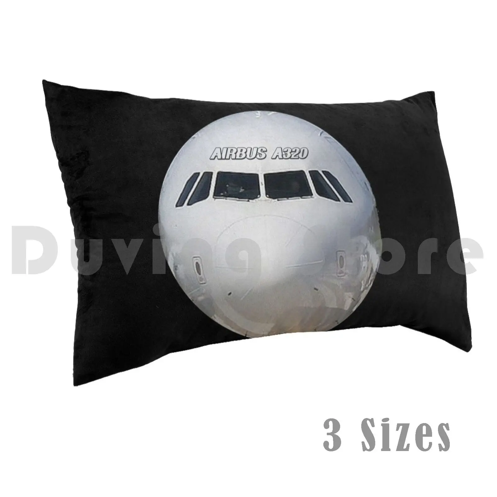 Funda de almohada Airbus A320 con vista frontal, bricolaje, 50x70 nariz, Airbus A320, avión, Pilotangout, cabina Airbus