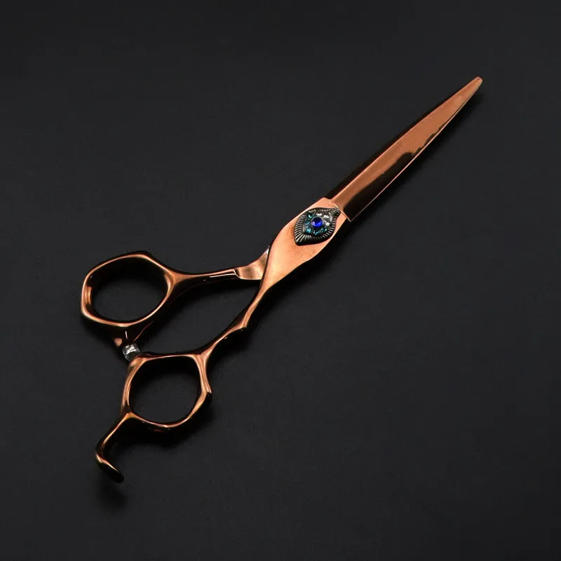 Customize logo 6 '' JP 440c Bronze Phoenix hair scissors haircut thinning barber cutting shears tools hairdressing scissors