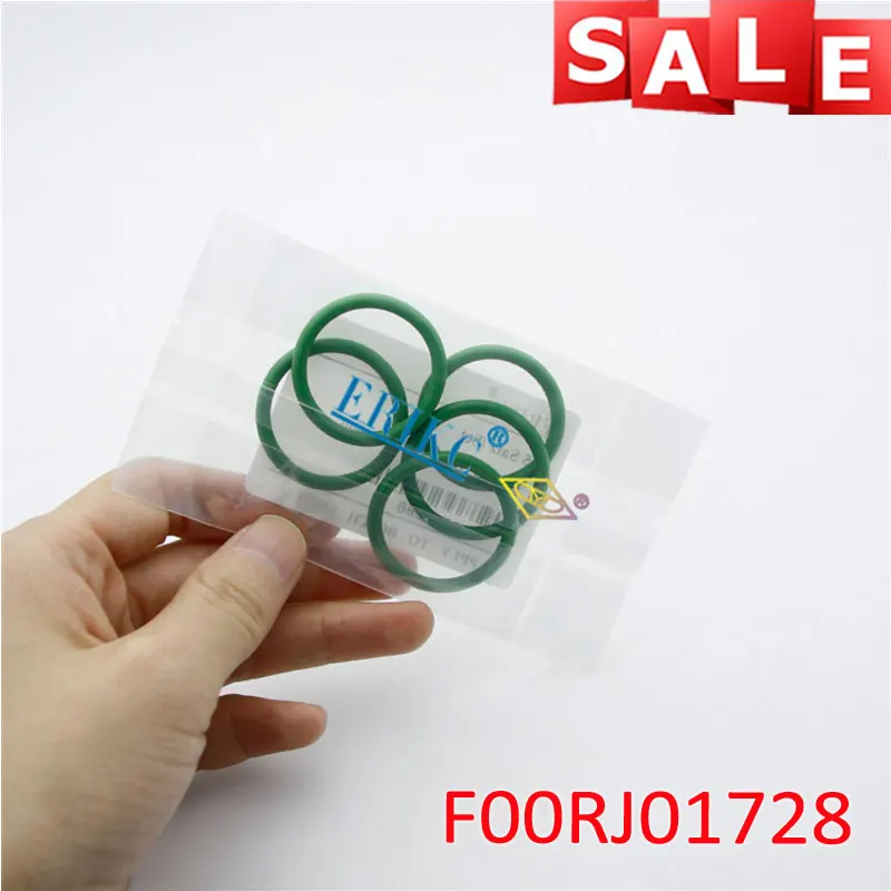 ERIKC F00R J01 728 Common Rail O Seal Ring F00RJ01728 Hydraulic Rubber O Ring F 00R J01 728 for Bosch 120 Series Injector