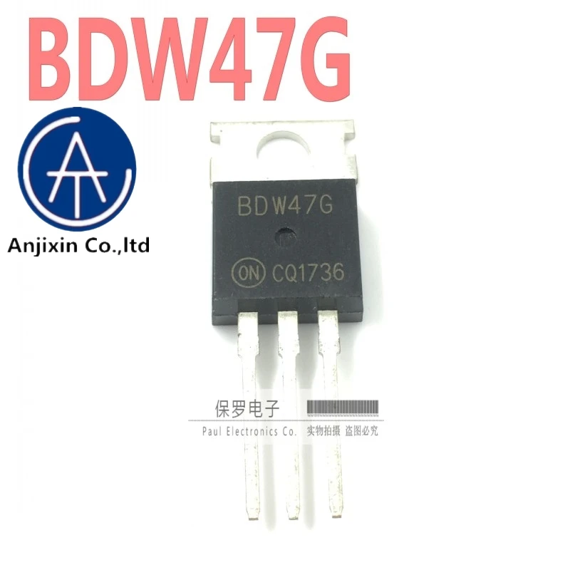 10pcs 100% orginal and new PNP Darlington Transistor BDW47G BDW47 TO-220 in stock