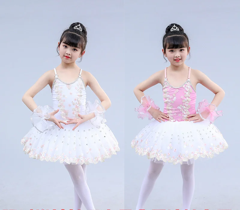 

Children tutu hard yarn tutu tutu skirt suspenders one-piece professional performance costume performance costume Little Swan Pr