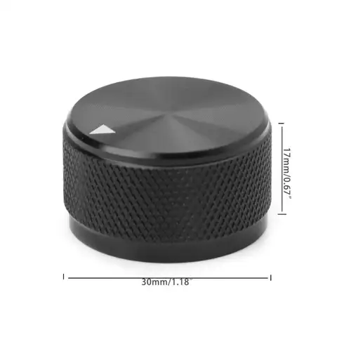 30x17mm Metallpotentiometerknapp Volymkontroll Aluminiumkodare Multimediahögtalare Reservdelar till HIFI-förstärkare 8 best sales kodarens vred - №2