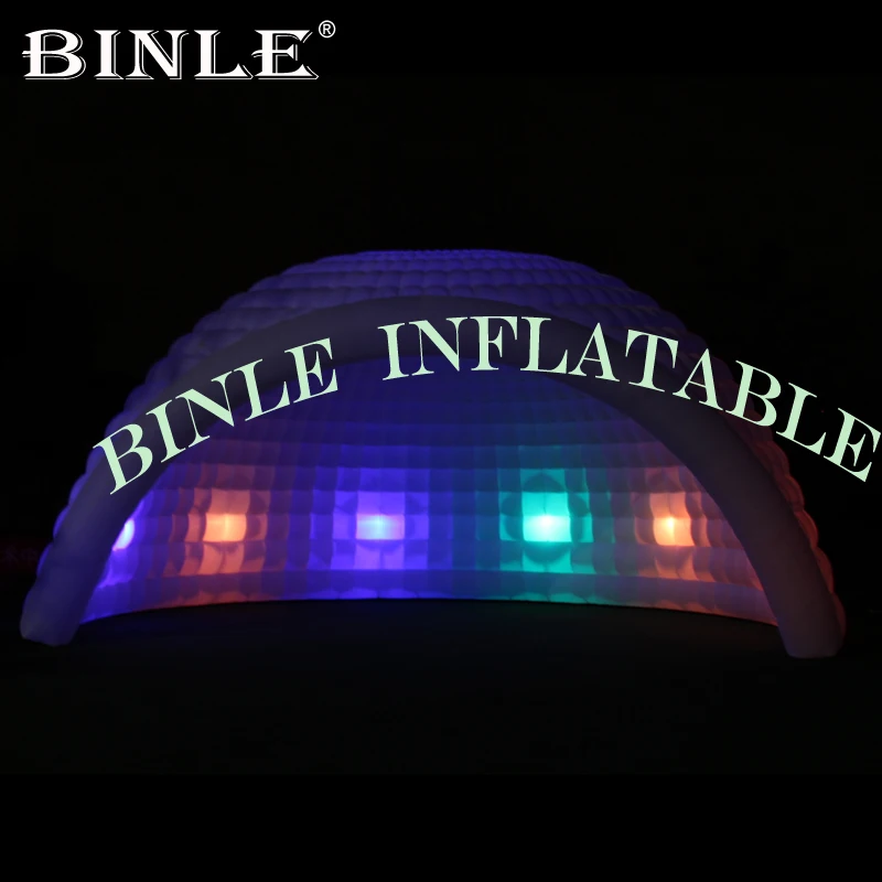 

NEW Led Light Colorful Wedding Inflatable Dome Tent Event Nightclub Bar Pool Patio Golf Tent Marquee Tent For Outdoor Use