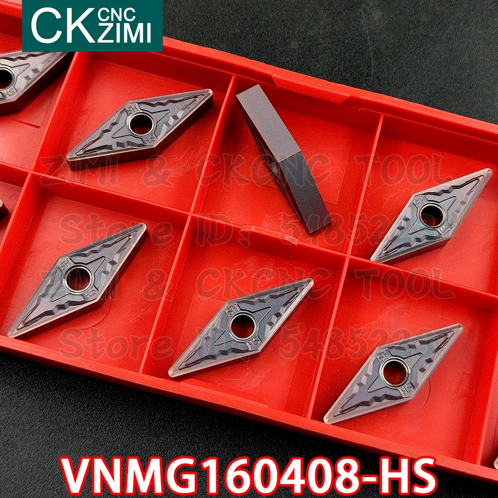VNMG160408-HS VNMG 160408 HS كربيد إدراج الخارجية تحول إدراج أدوات آلات التصنيع باستخدام الحاسب الآلي مخرطة معدنية أدوات لالفولاذ المقاوم للصدأ