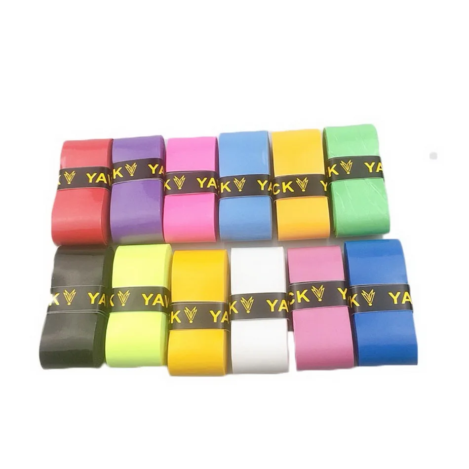 10pcs Tennis Overgrips Bands Badminton Racket Grips Non-slip Sweat Tape Padel Racquet Over Grip Sweatbands Accessories Wholesale