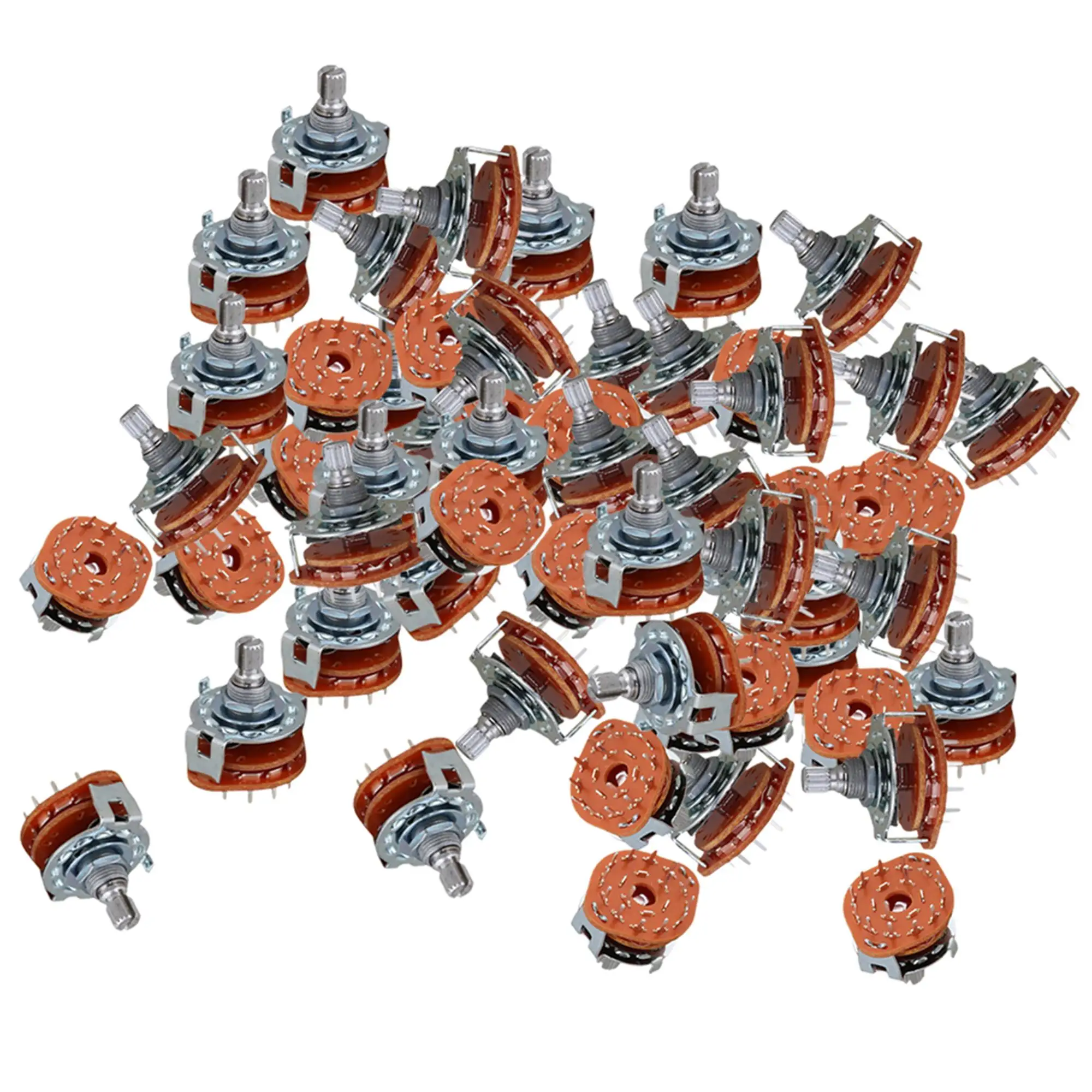 

100x M1 6 Position Selectable Single Deck Band Channel Rotary Switch Selector