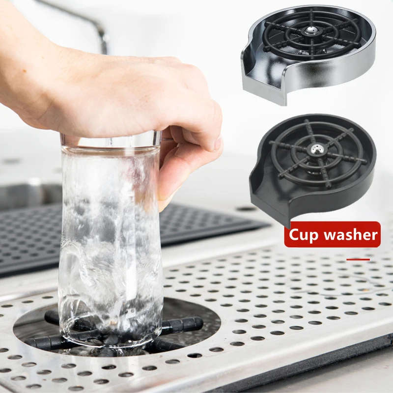 Home Glass Rinser Automatic Cup Washer Kitchen Tools&Gadgets Specialty Tools Coffee Pitcher Cup Washing Tool Kitchen Accessories