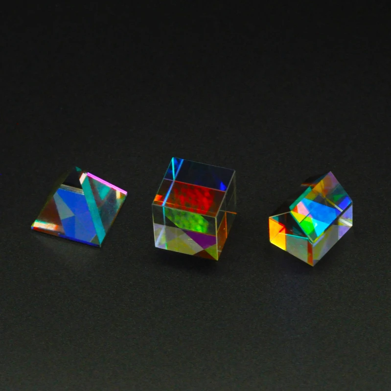 Combination prism component set six-sided light tower aurora hut universe cube rainbow photography prism creation gift