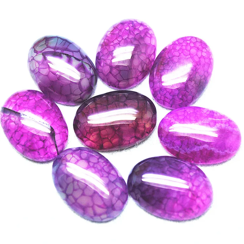 10PCS New Arrival Nature Semi Precious Stone Cabochons 18x25MM Oval Shape Beads Accessories Wholesale Price Faster Free Shipping