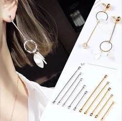 50pcs 15 20 25 30 35mm Bar Connector For Earrings Necklace Jewelry Making Materials DIY Accessories Crafts Supplies Wholesale