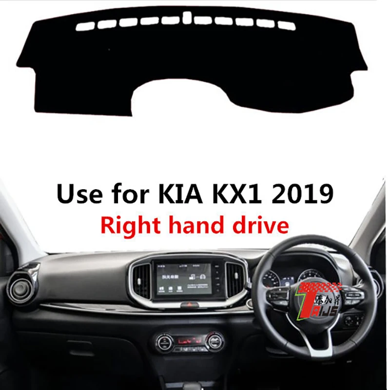 

TAIJS Factory Simple Good Quality Polyester Fibre Car Dashboard Cover For KIA K1 2019 Right hand drive