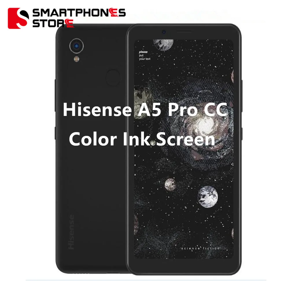 pro cc telefone inteligente 584 tela de tinta colorida identificacao do rosto impressao digital dual sim android 100 nfc leia hisense a5 01