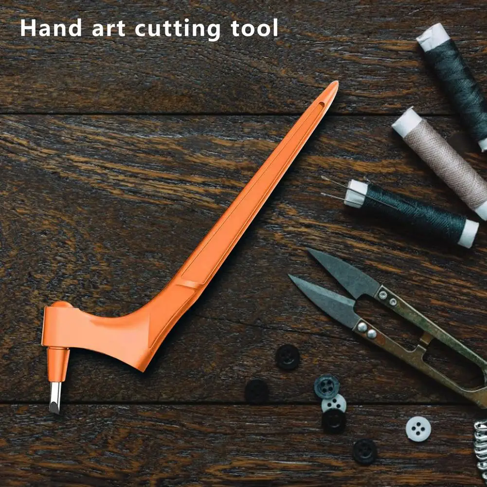 Art Cutting Tool Craft Cutter 360 Degree Rotation Stainless Steel Handheld Engraving Paper Cutting Tool Hand Art Cutting Tool