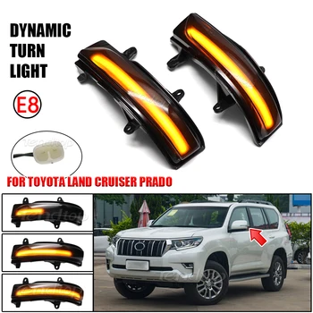 Für Toyota Land Cruiser LC200 FJ200 Prado FJ150 2010-2023 Seite Flügel Spiegel LED Dynamische Blinker Sequentielle Blinker anzeige