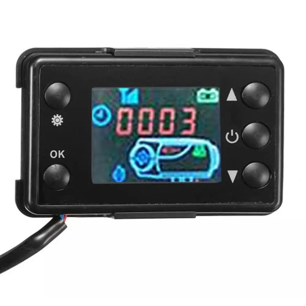 12V24V Parking Air Heater Car Heater Switch Controller Accessories LCD Monitor Switch Parking Heater Controller for Car Track Ai