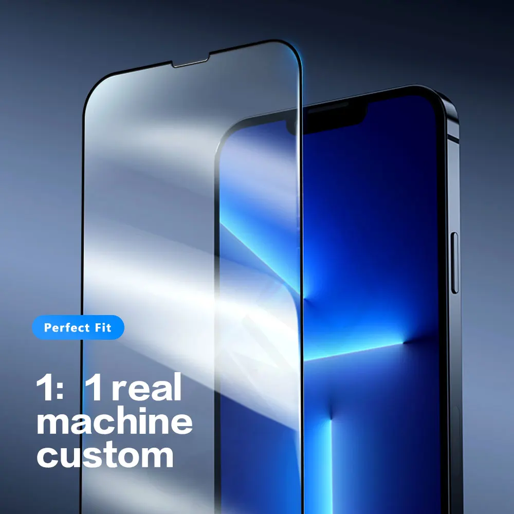 ZLNHIV full cover for iphone 13 12 Pro Max Mini SE 2020 11 Plus X XS XR Tempered Glass Phone Screen Protector protective Film