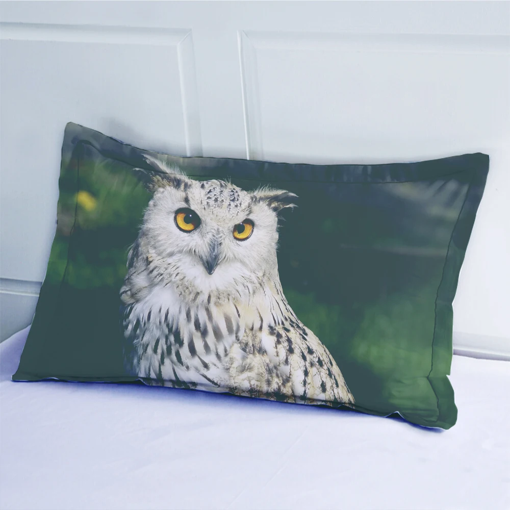 AHSNME Can be customized high-definition print owl animal bedding set King Quenn Full Double Twin Single Quilt cover set