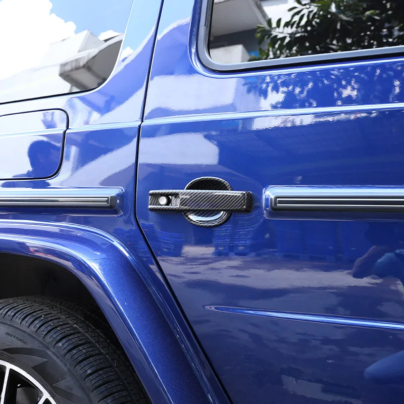 ABS Fibra De Carbono Ar AC Lift Botão Luzes, Tampa Do Painel De Controle, Guarnição Acessórios Do Carro, Mercedes-Benz G-Class W463, W464, 2019-23