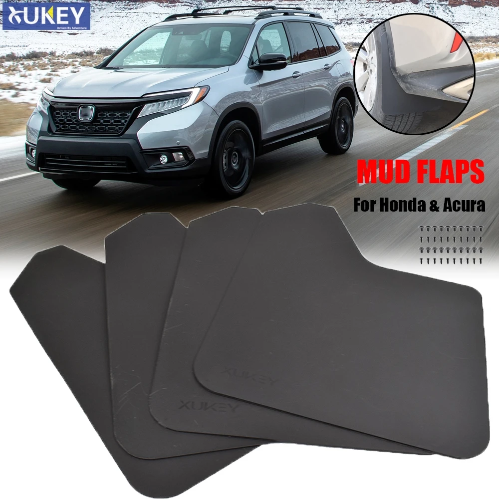 Rally Mud Flaps Mudflaps Splash Guard Mudguards For Honda Jazz HRV Pilot Vezel Element Elysion Odyssey Insight Jade Legend Acura