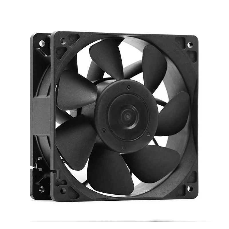 Imagem -06 - Delta High Velocidade Dual Ball Bearing 12038 12cm Max 6000 Prm Pwm 4pin Case Ventilador do Sistema de Refrigeração 120 mm para Gabinete do Servidor Btc Mineração