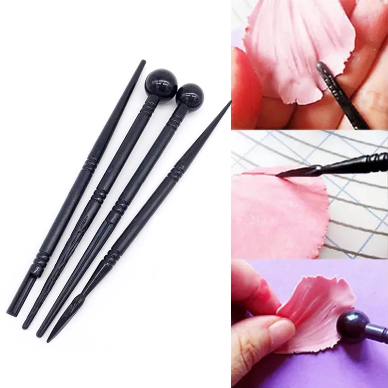 3/4/5/6/7/8/15Pcs Cake Brush Flower Modelling Ball Tools Accessories Multifunction Icing Pastry Painting Sugarcraft Tools