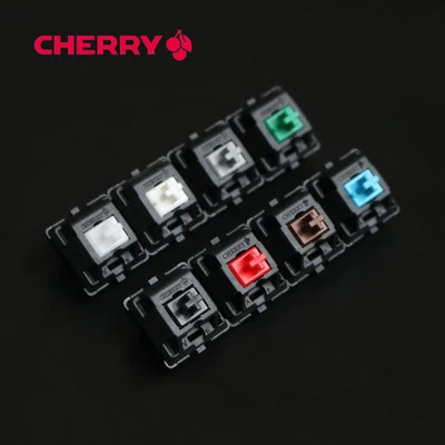 1pc original Cherry MX red black blue brown switch RGB switch nature white silent red silver mechanical keyboard switch 3 pins