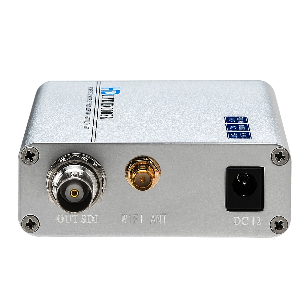 HWCODEC H8115W 1080P HD H.264/H.265 SDI IP Encoder WiFi via P2P RTMP RTSP RTMPS HLS SRT HTTP for IPTV and Streaming Broadcast