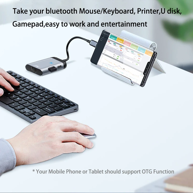 Mini adaptador dp rj45 4k 60hz tipo-c conversor de vídeo com pd 100w para hdmi-compatível vga dp para macbook air pro switch